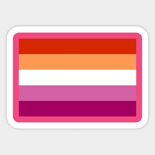 Lesbian Flag Sticker